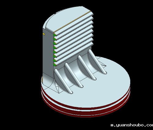 阀门活塞压铸模具