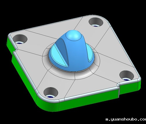 阀门盖子压铸模具