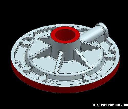 阀门气缸盖压铸模具加工