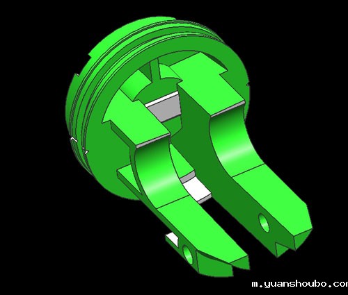 阀门无齿条活塞模具加工