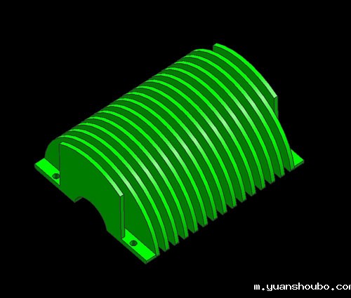 仪表散热片压铸模具