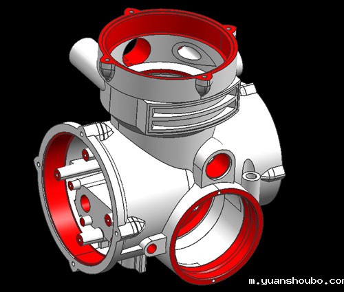 低压压铸智能型执行器阀体