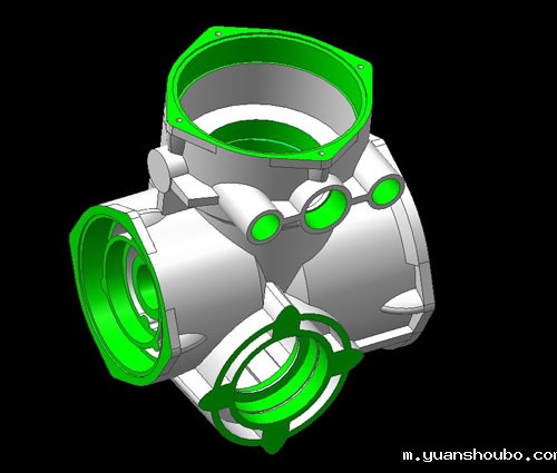 低压压铸智能型执行器阀体