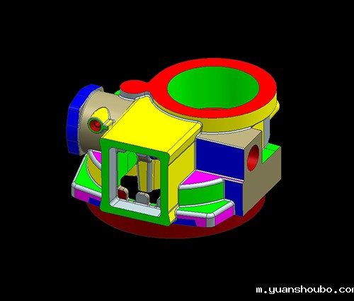 部分回转阀体压铸模具