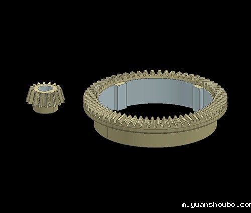大小伞齿轮压铸模具
