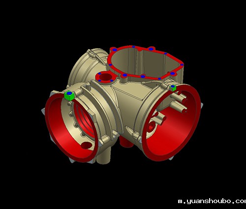 多回转箱体压铸模具