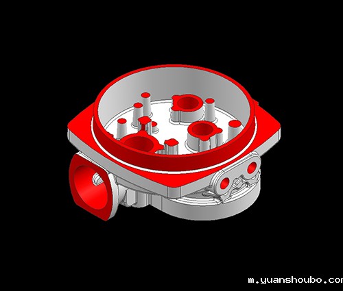 角行程阀体压铸模具