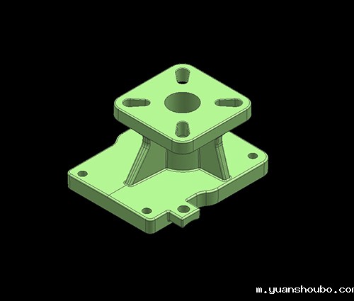 手动阀支架压铸模具